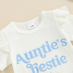 Auntie's Bestie Daisy Flower Outfit