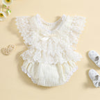Floral Lace Princess Romper