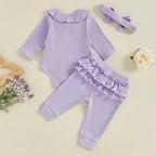 Precious Purple Ruffle Outfit
