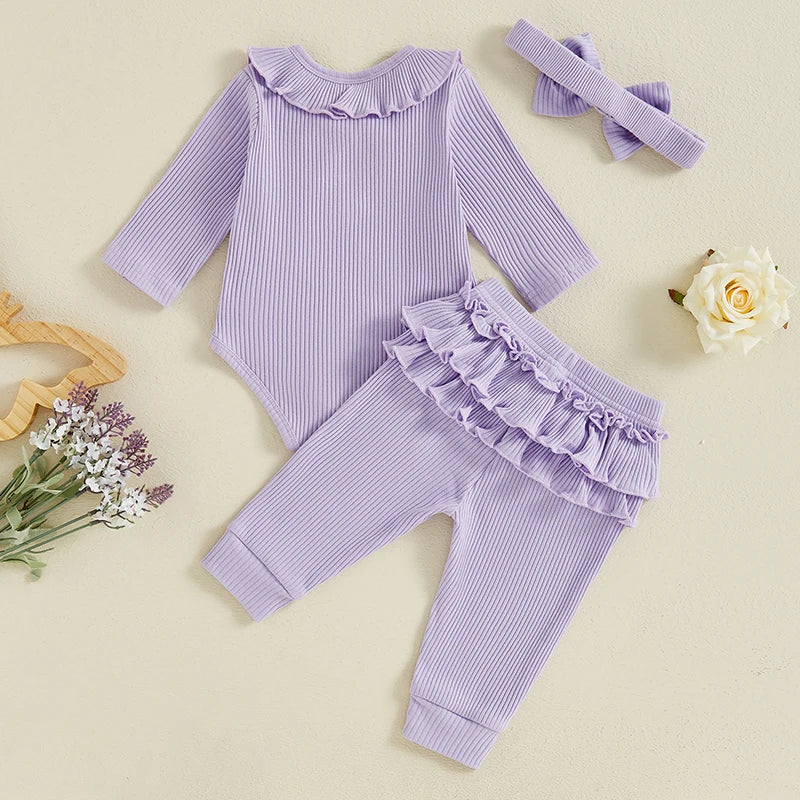 Precious Purple Ruffle Outfit