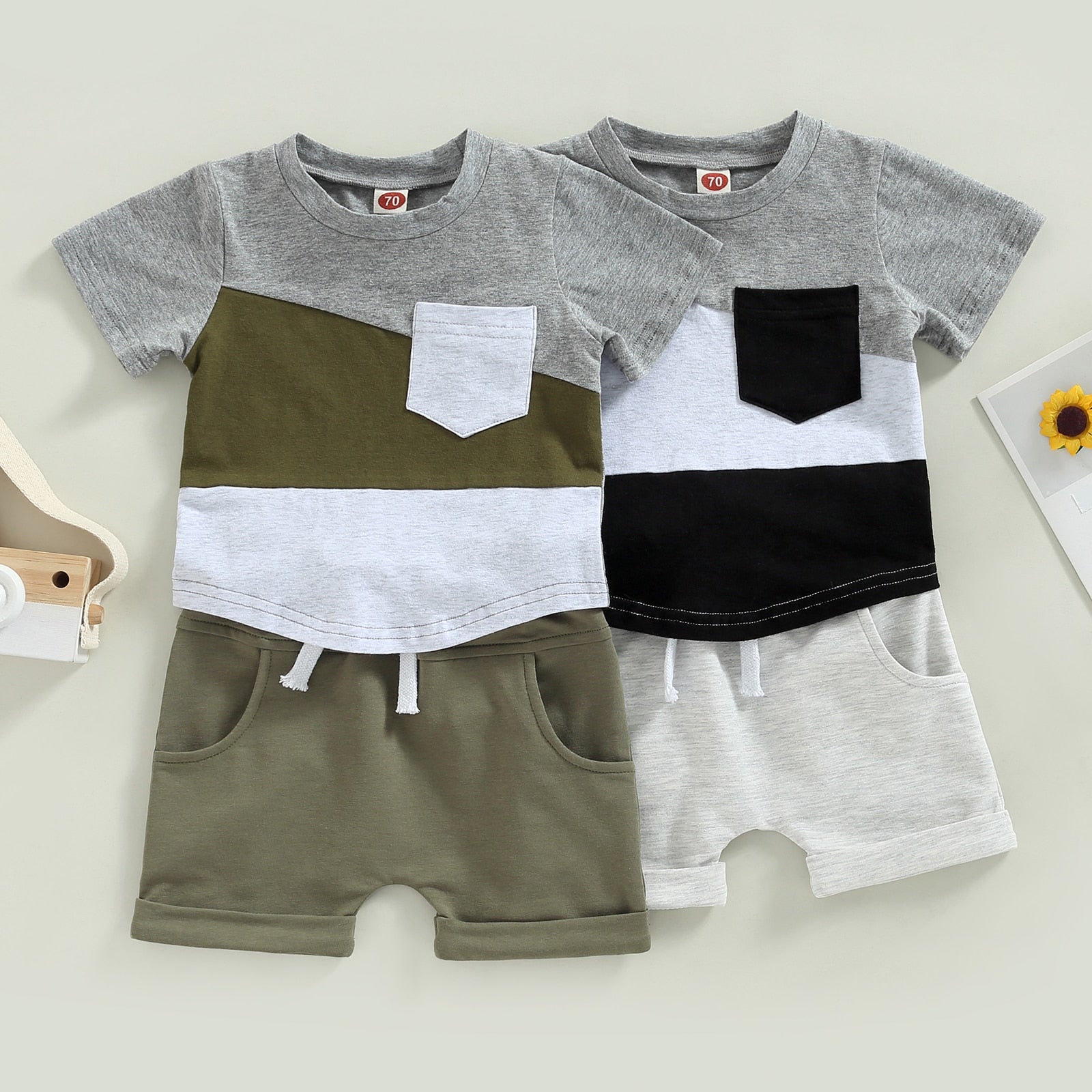 Perry Pocket T-shirt & Shorts