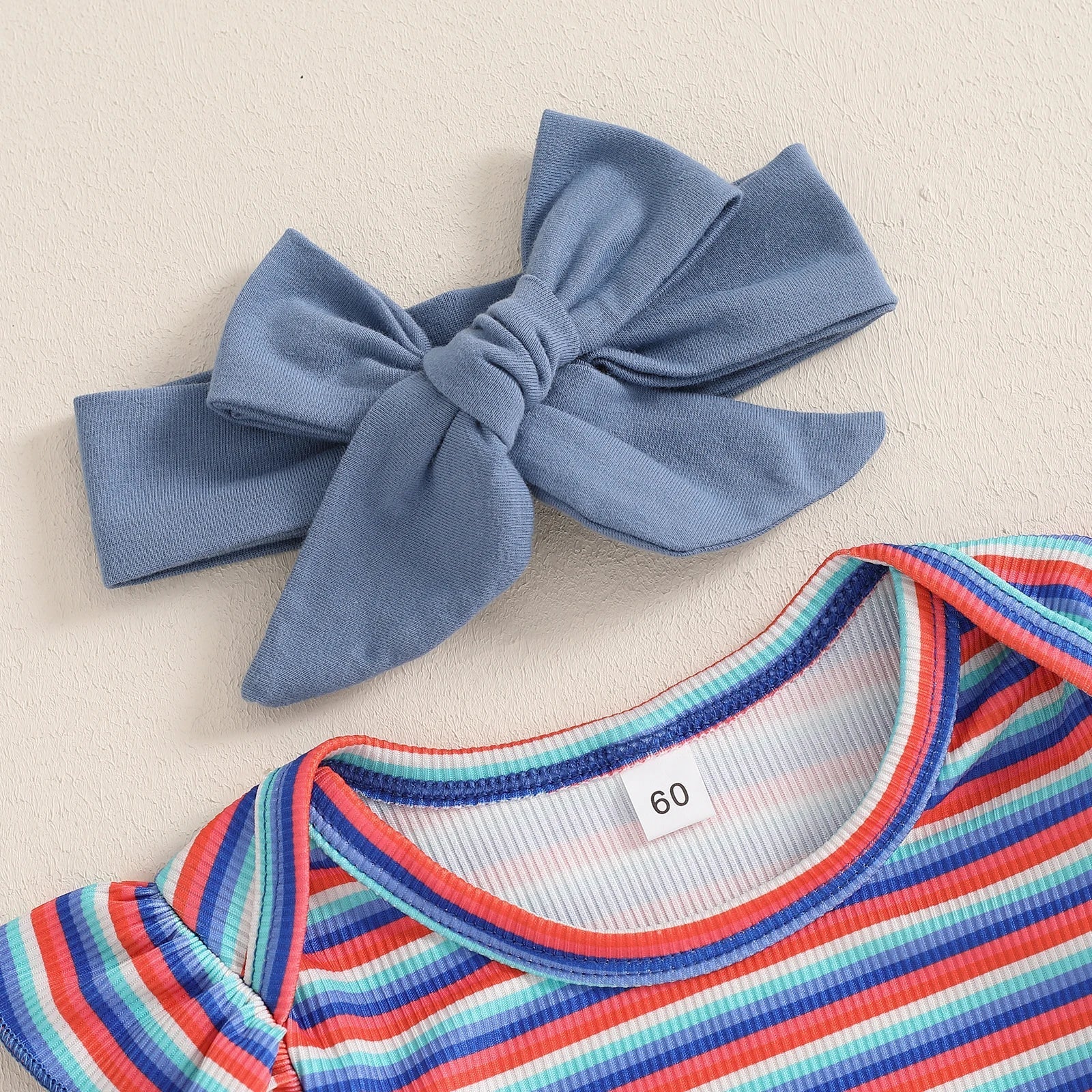 Striped Samara Bell Bottoms Outfit & Bow