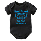 Hand Picked for Earth By My Uncle in Heaven Onesie