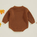 Fall Knitted Turkey Onesie