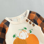 Cutest in the Patch Plaid Fall Romper
