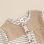 Striped Pocket Top & Shorts