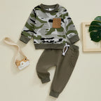 Camo Pocket Top & Pants