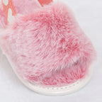 Fluffy Heart Sandals