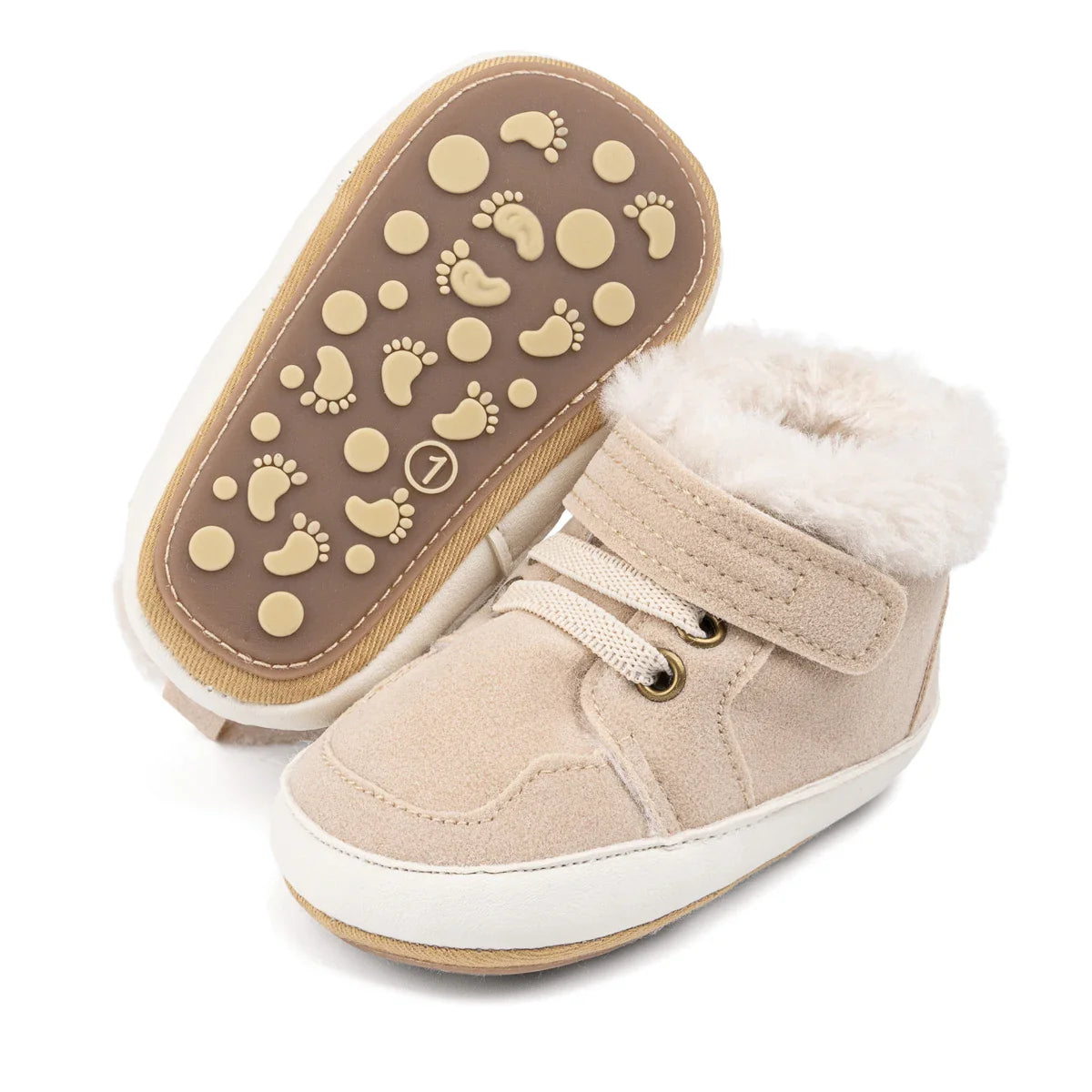 Plush Strap Shoes