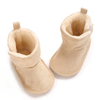 Solid Plush Boots