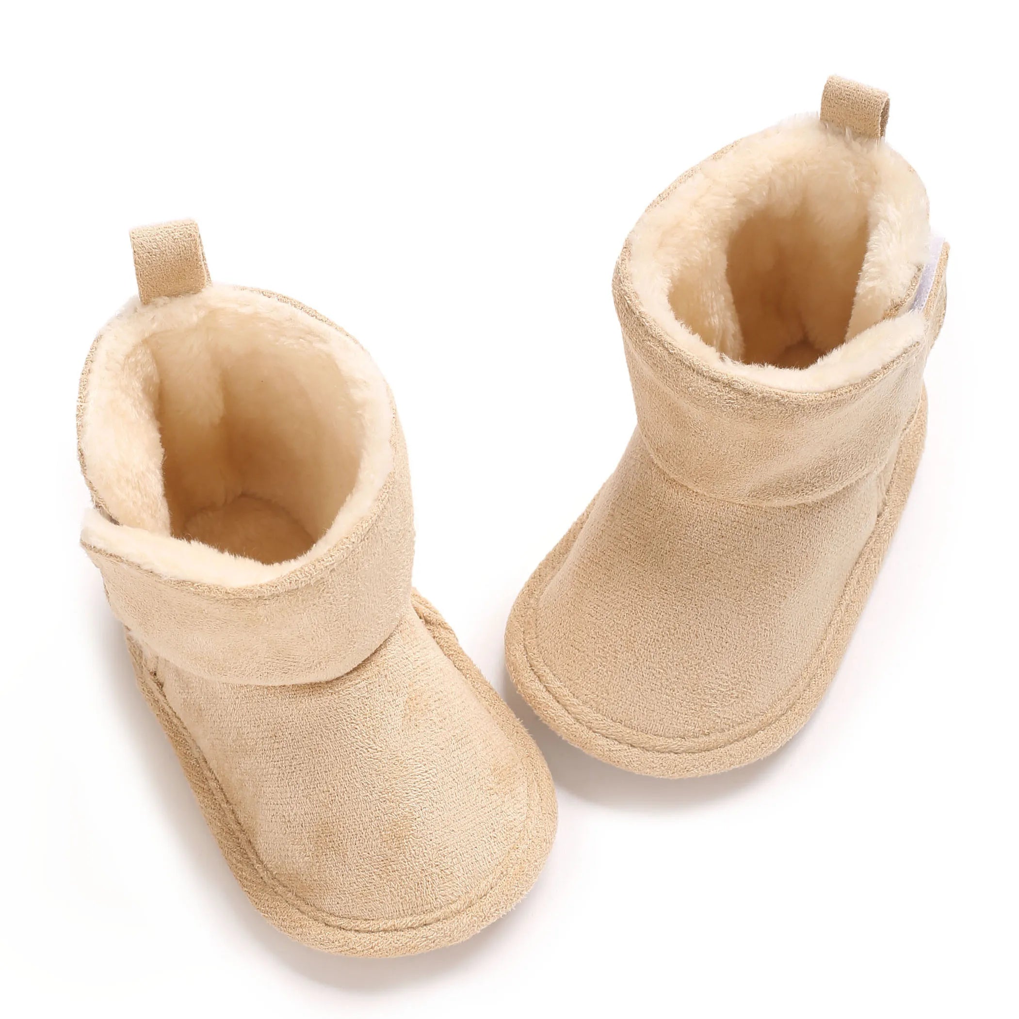 Solid Plush Boots