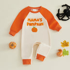 🎃 Mama's Pumpkin Baby Halloween Romper