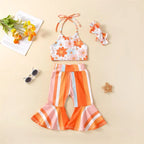 Striped Flower Hippie Outfit