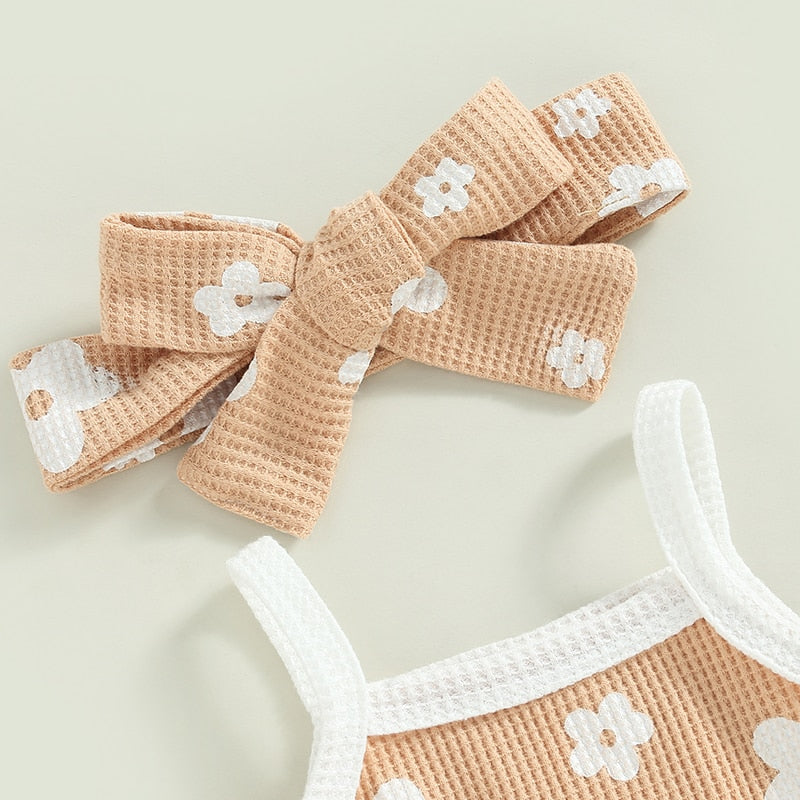 Ruffled Flower Power Summer Outfit