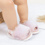 Fluffy Heart Sandals
