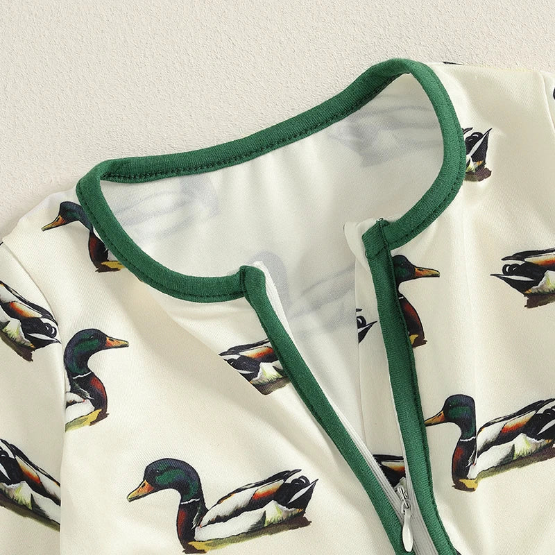 Mallard Zipper Onesie