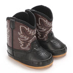 Baby Cowboy Boots – Embroidered First Walker Shoes