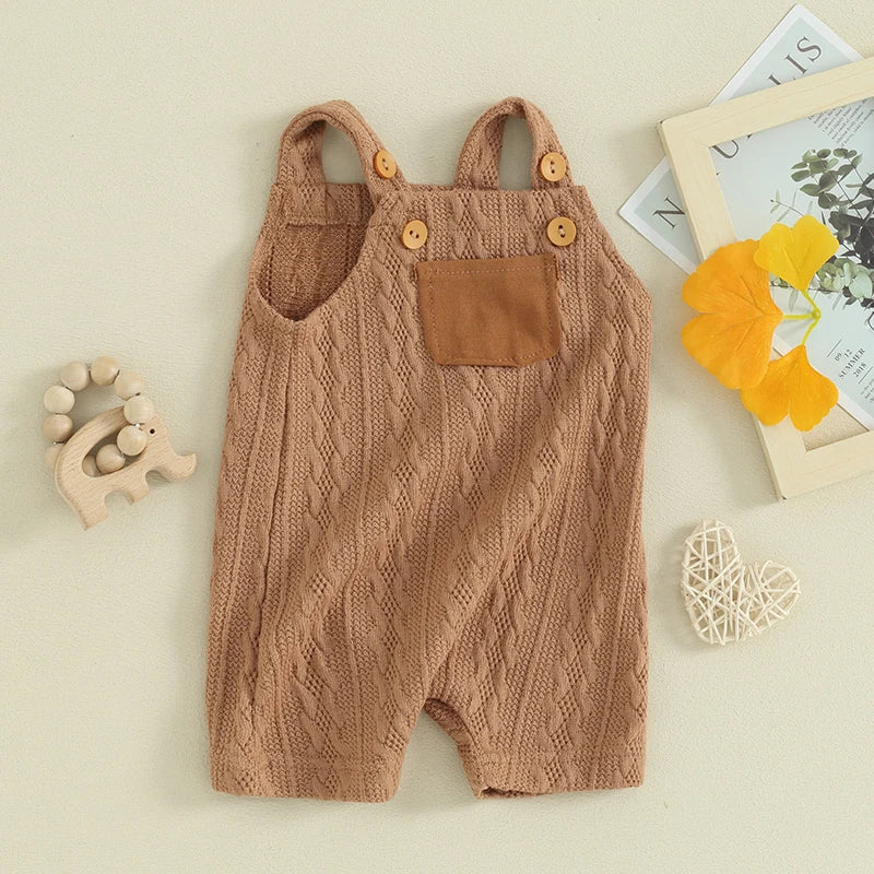 Knitted Pocket Romper