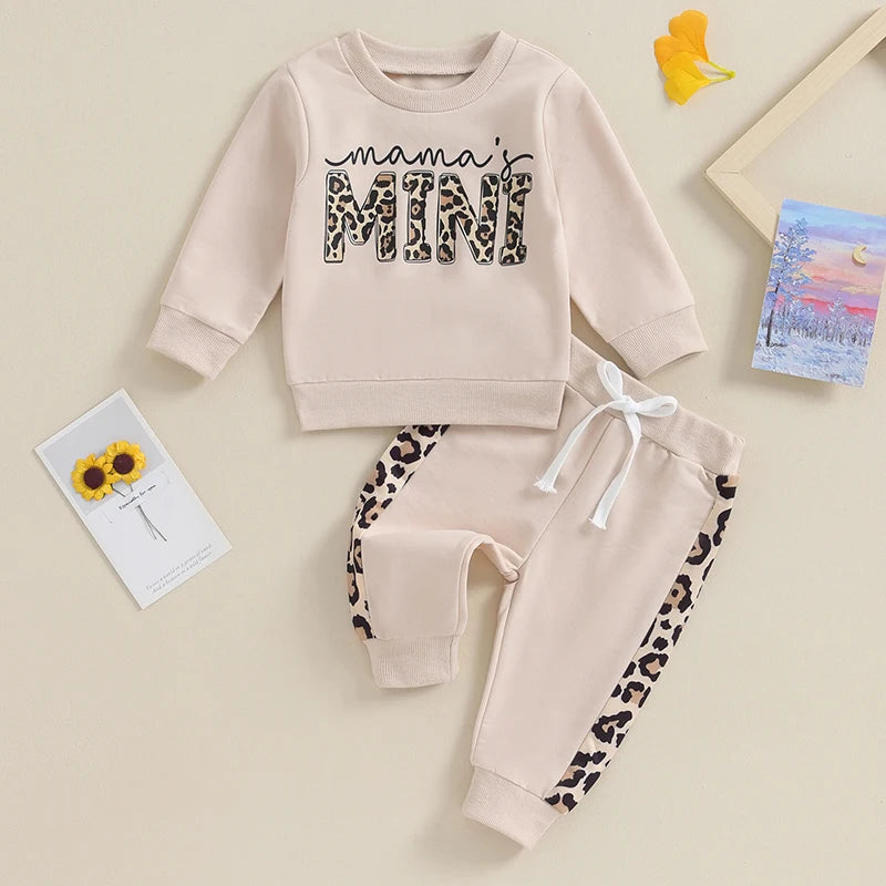 Mama's Mini Leopard Print Outfit