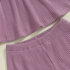 Solid Ribbed Daira Outfit