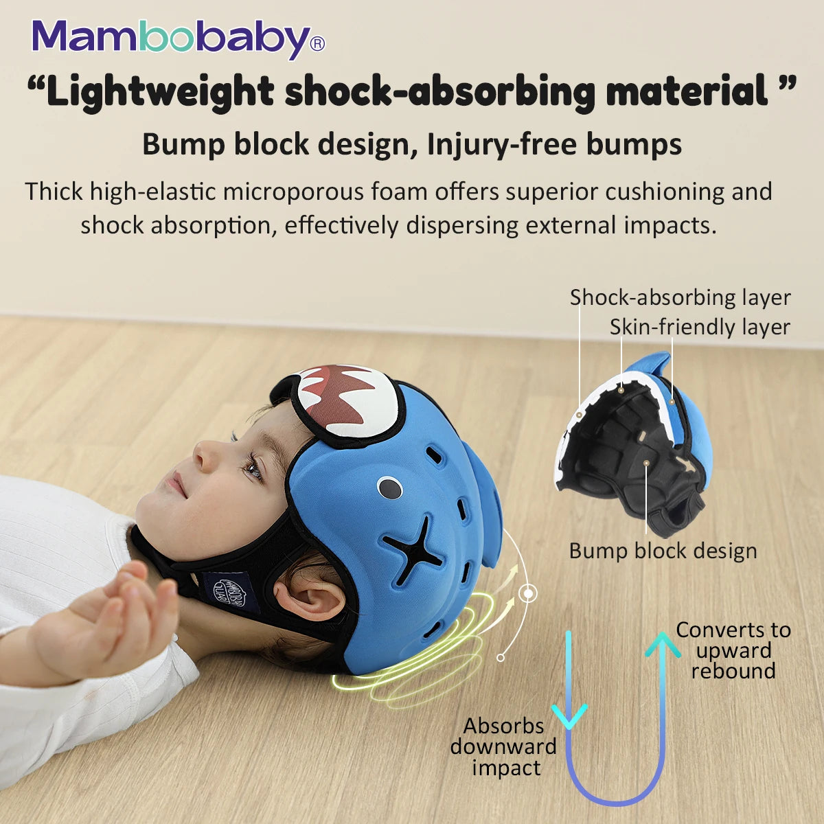 Safe Anti-Shock Baby Protector Helmet