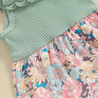 Floral Summer Selva Romper & Headband