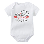 My Grandma Loves Me Elephant Onesie