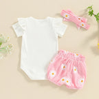 Auntie's Bestie Daisy Flower Outfit