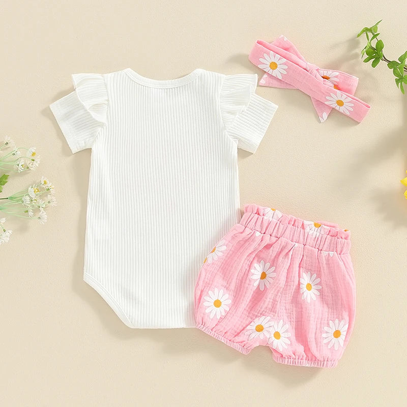 Auntie's Bestie Daisy Flower Outfit