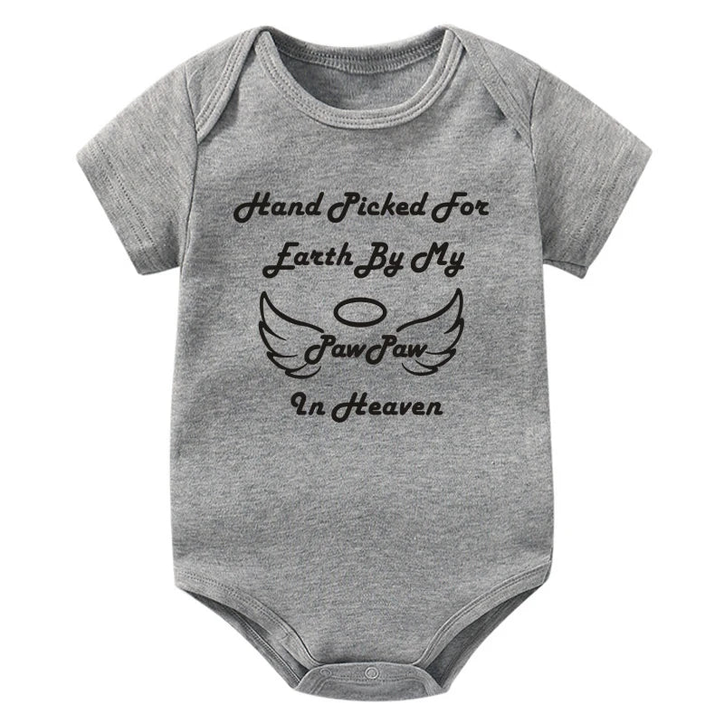 Hand Picked for Earth By My PawPaw in Heaven Onesie