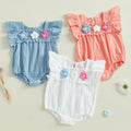 Flower Ruffle Romper