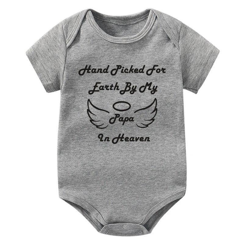 Hand Picked for Earth By My Papa in Heaven Onesie