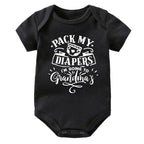 Pack My Diapers I'm Going To Grandma's Onesie