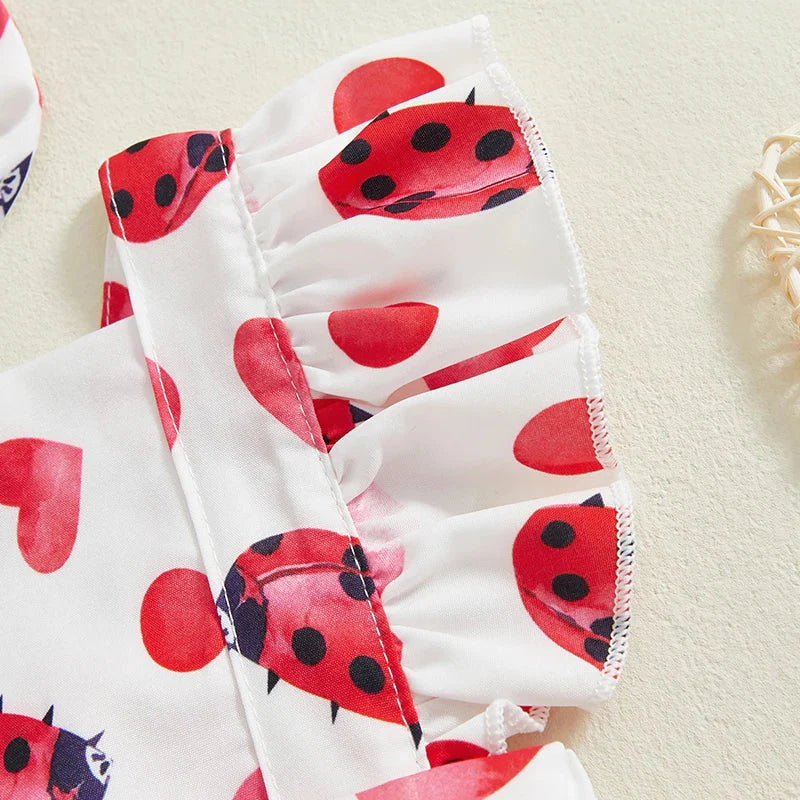 Little Love Bug Romper &  Headband