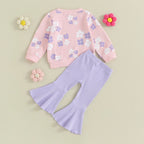 Ribbed Floral Babe Outfit