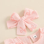 Ruffled Bow Romper & Headband
