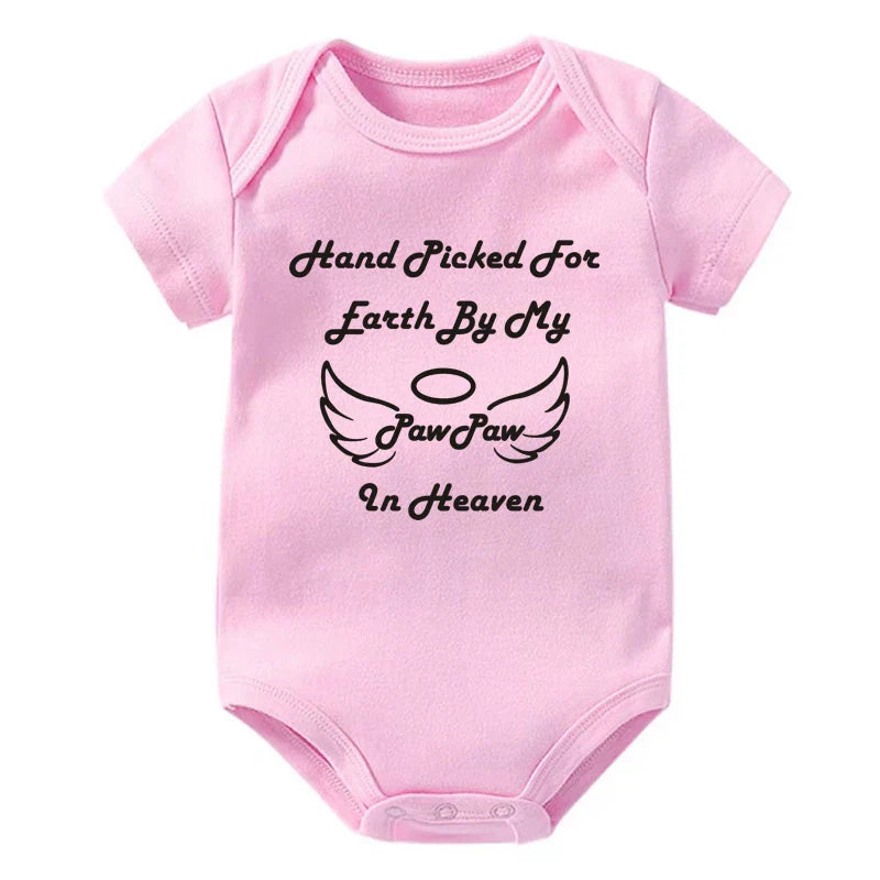 Hand Picked for Earth By My PawPaw in Heaven Onesie