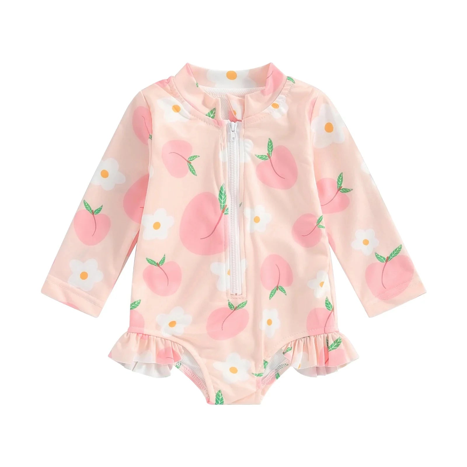 Long Sleeve Fruit Baby Swimsuit