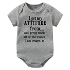 Pink Attitude Onesie