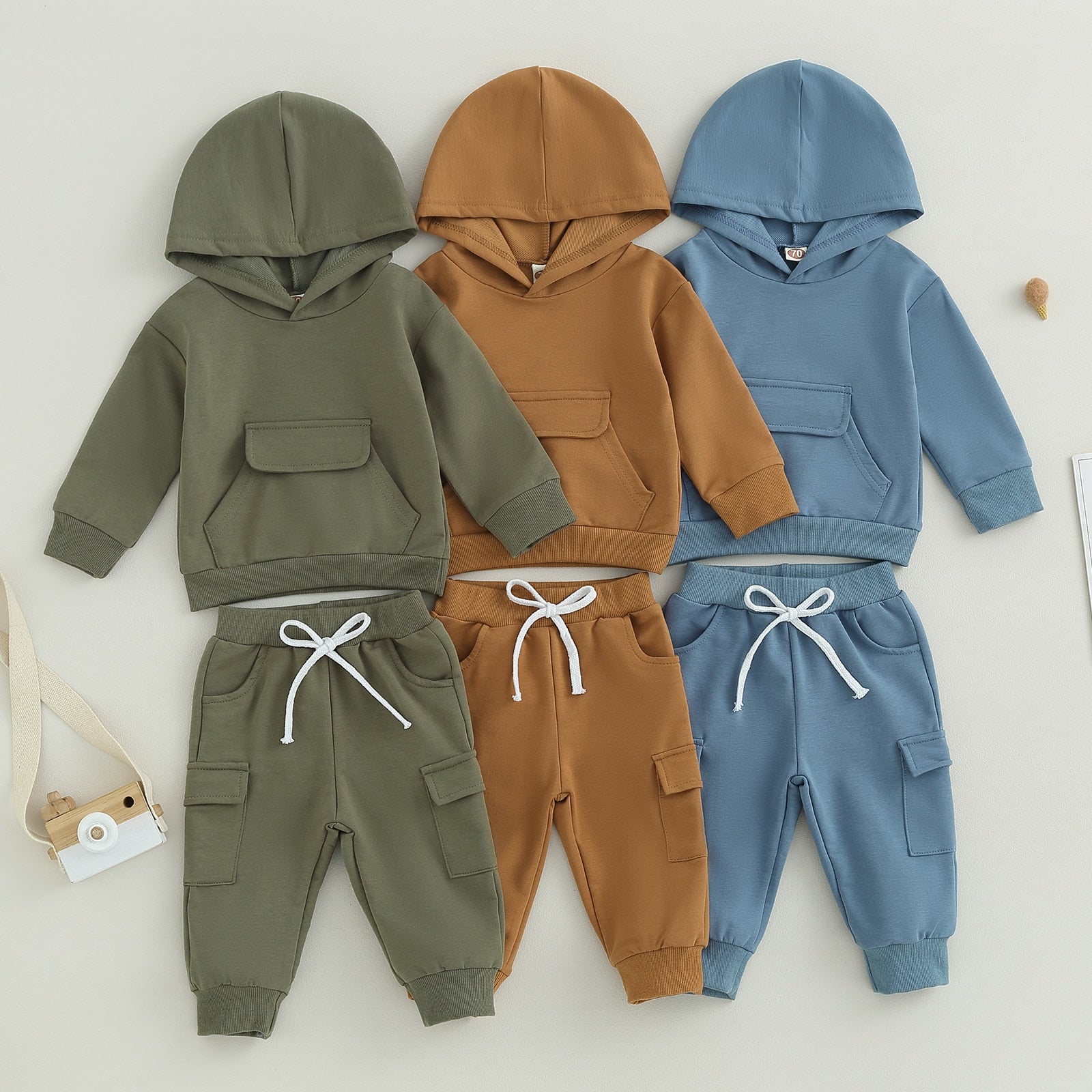 Solid Pocket Hilliam Hoodie & Pants