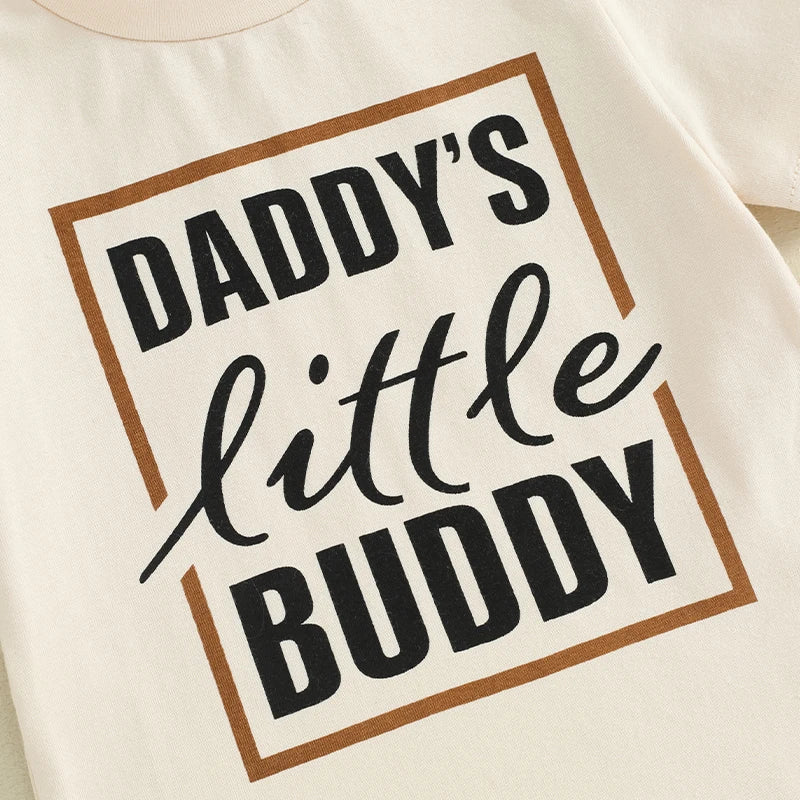 Daddy's Little Buddy T-shirt & Shorts