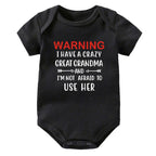 Warning Crazy Great Grandma Onesie