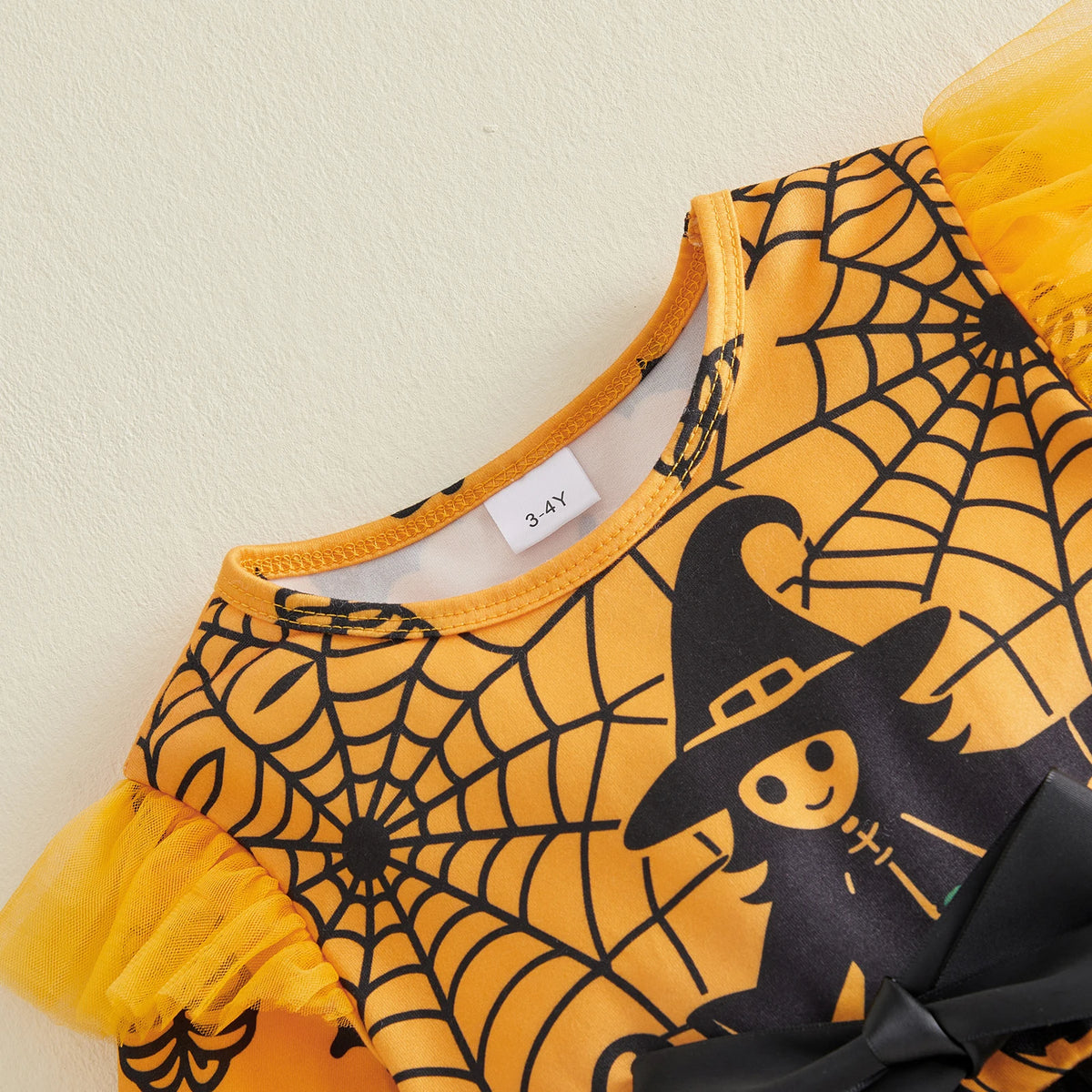 🧙‍♀️ Witchy Pumpkin Girl Halloween Dress