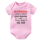 Warning Crazy Great Grandma Onesie