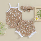 Ribbed Floral Summer Outfit