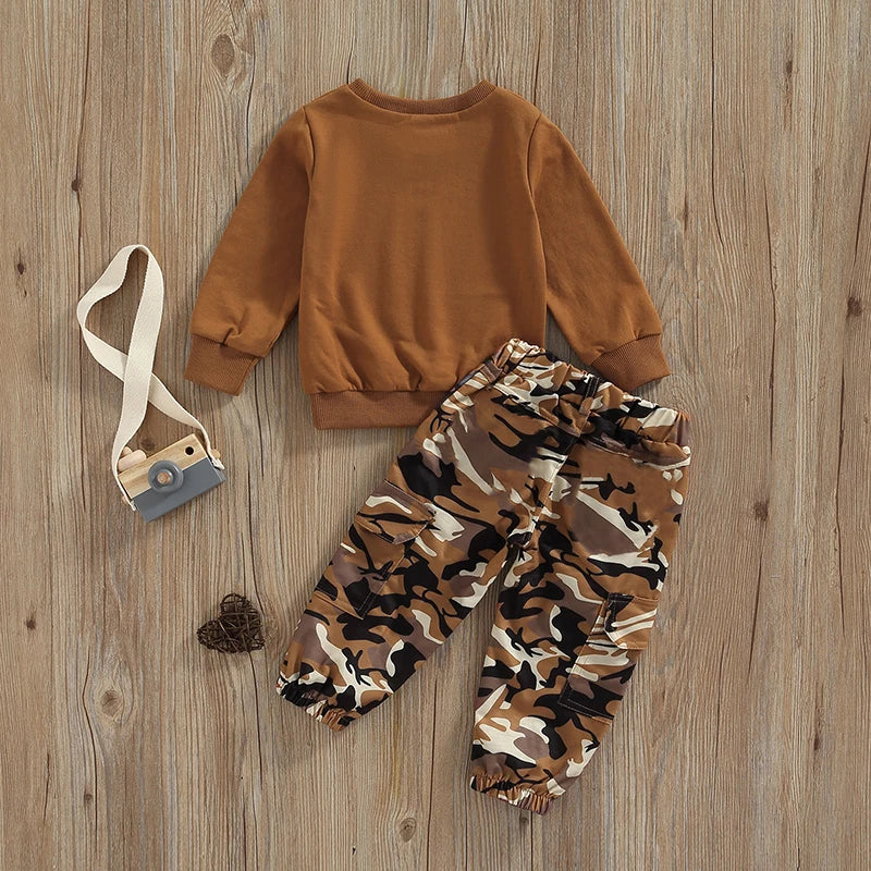 Daddy's Girl Camouflage Cargo Pants Outfit