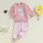 Big Sibling Checkered Outfit