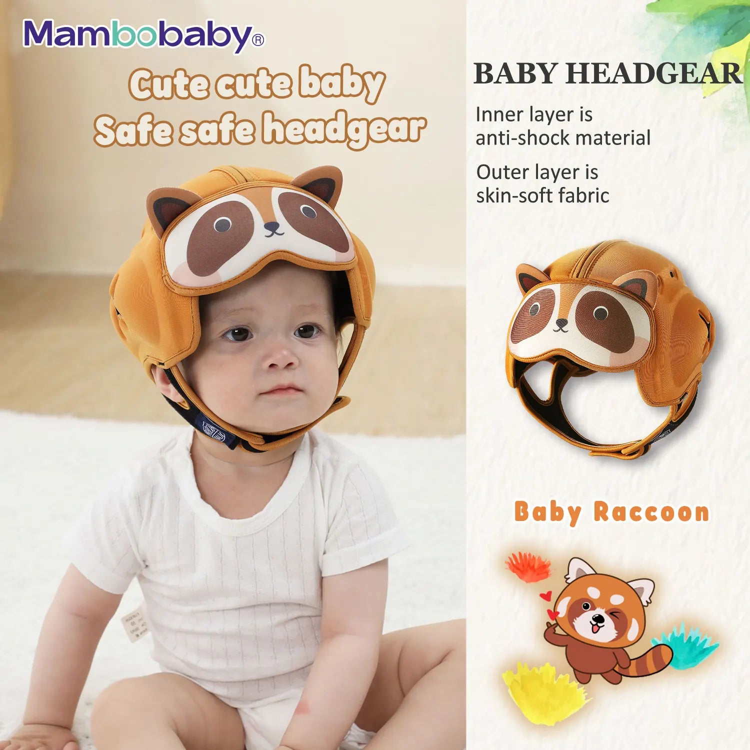 Safe Anti-Shock Baby Protector Helmet