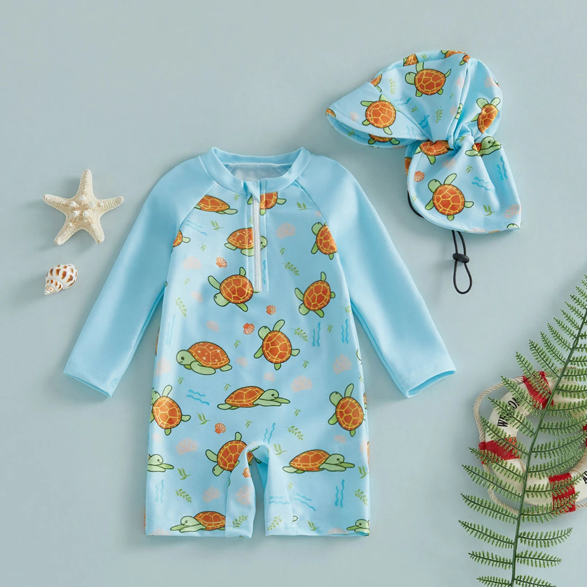 Ocean Waters Swimsuit & Hat