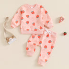 Sweet Strawberry Jogger Set